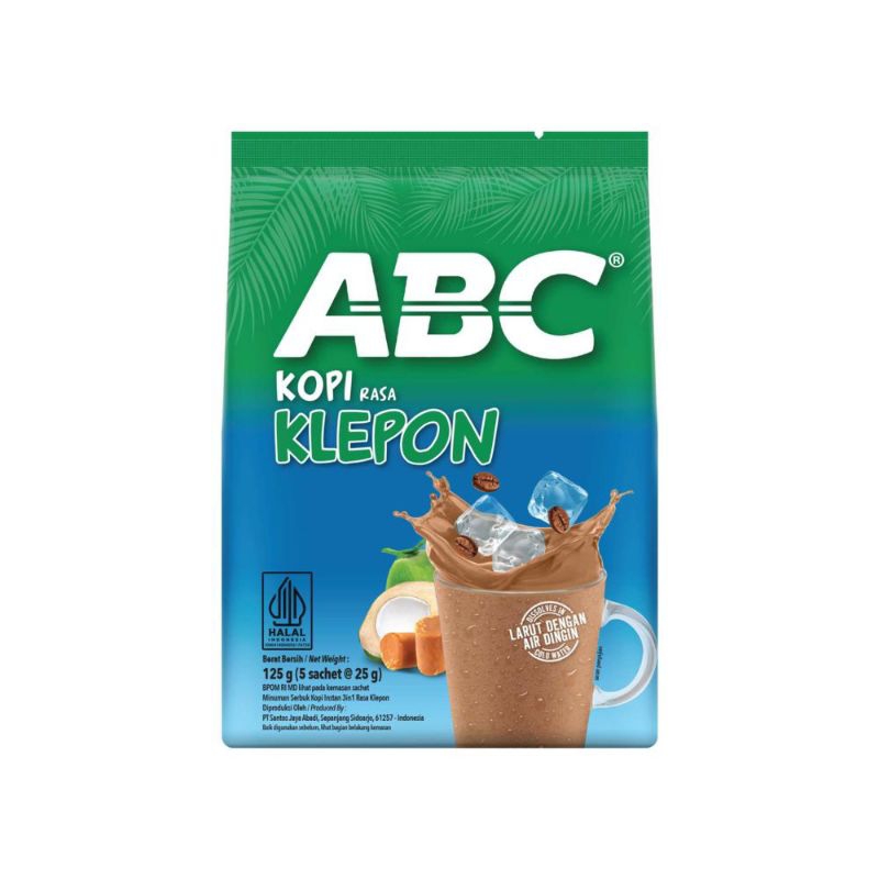 

Kopi ABC Klepon 5 x 25 gr