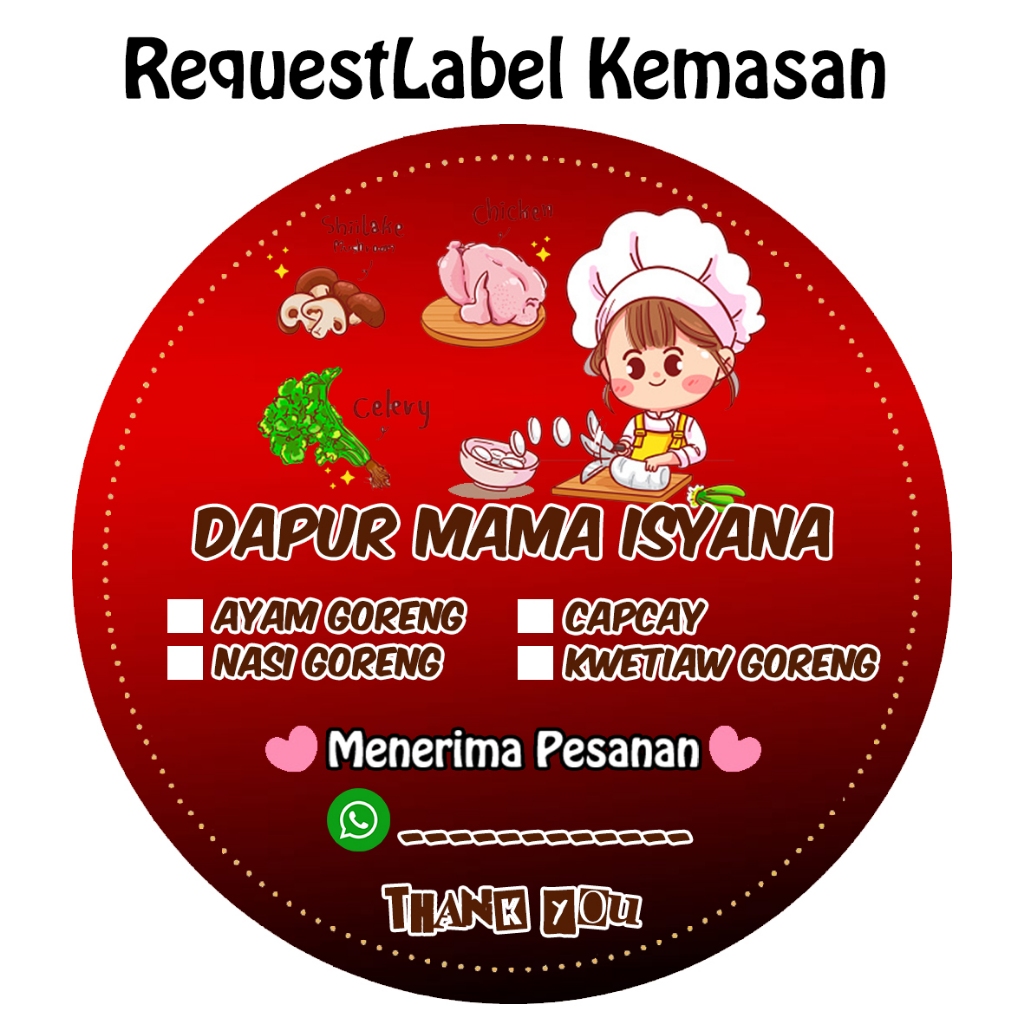 

Request Nama Sticker Label Kemasan Sesuai Keinginan Murah Dan Berkualitas (SLK16SP)