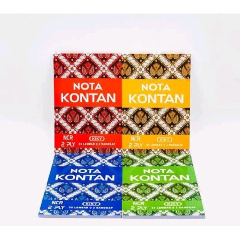 

NOTA KONTAN KiKy 2ply isi 25lembar