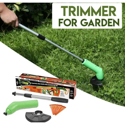 Pemangkas Rumput Portabel Zip Ties ZipTrim Cordless Trimmer Mesin Potongan Rumput Taman Alat Potong 