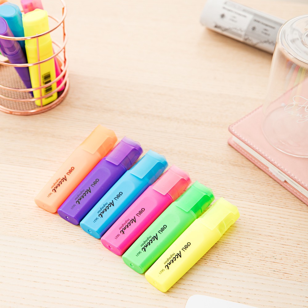 

Deli Highlighter Warna Terang dan nyata tahan 2 minggu tanpa tutup ES621