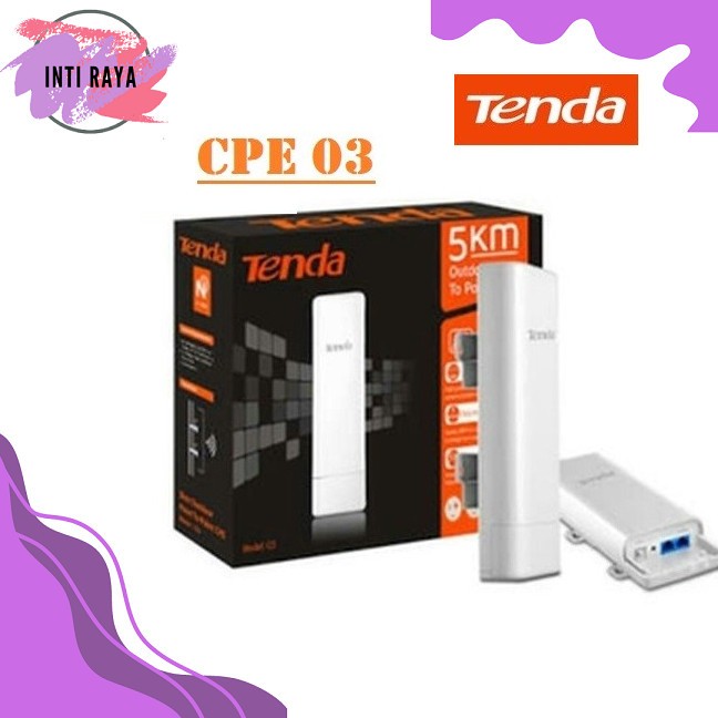 Tenda CPE O3 03 CPE03 5Km Outdoor Point To Point CPEO3 CPE O-3 CPE 03