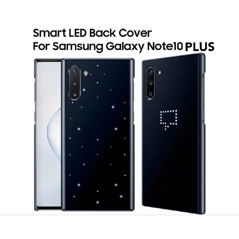 Samsung Note 10 Plus 10+ Original LED Cover Lightning Effect Back Case Lampu