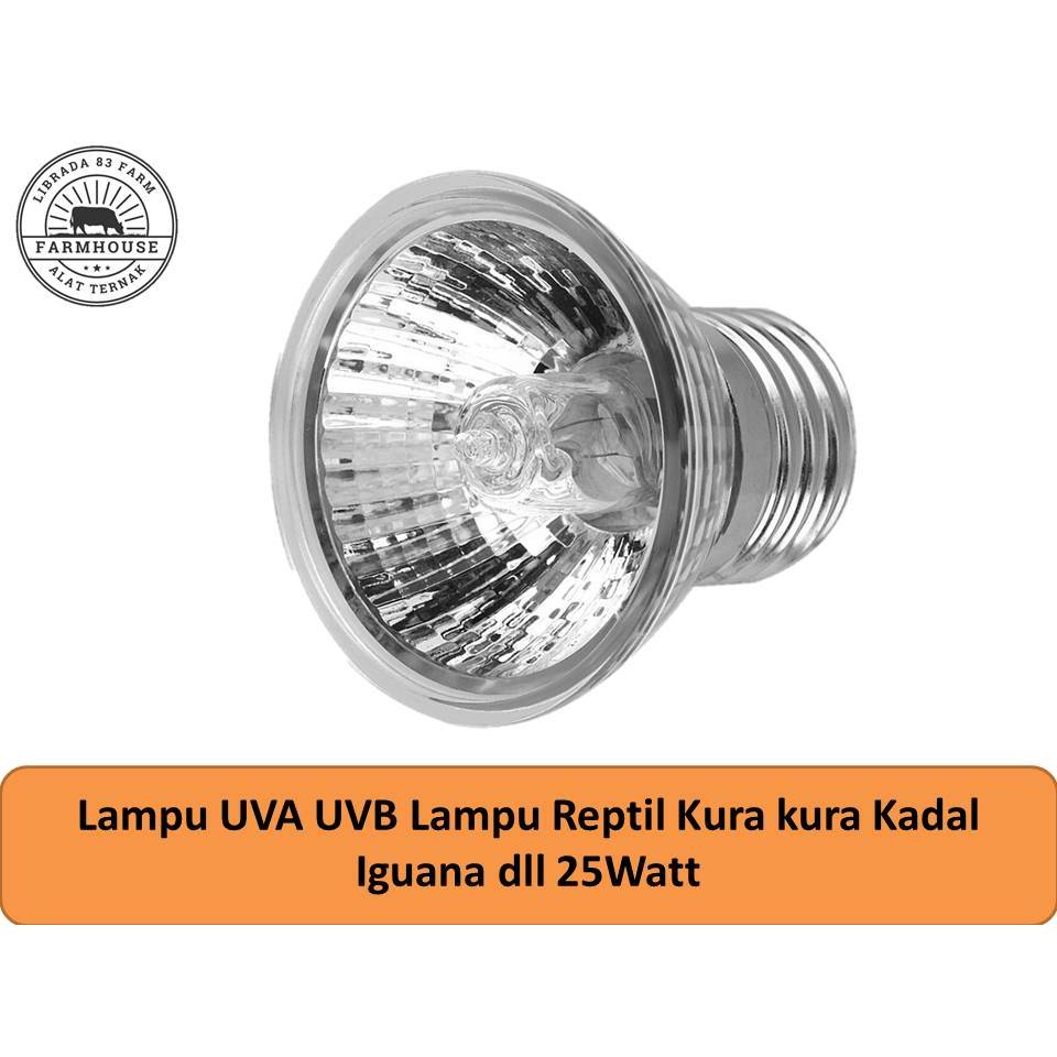 Lampu UVA UVB Lampu Reptil Kura kura Kadal Iguana dll 25Watt best