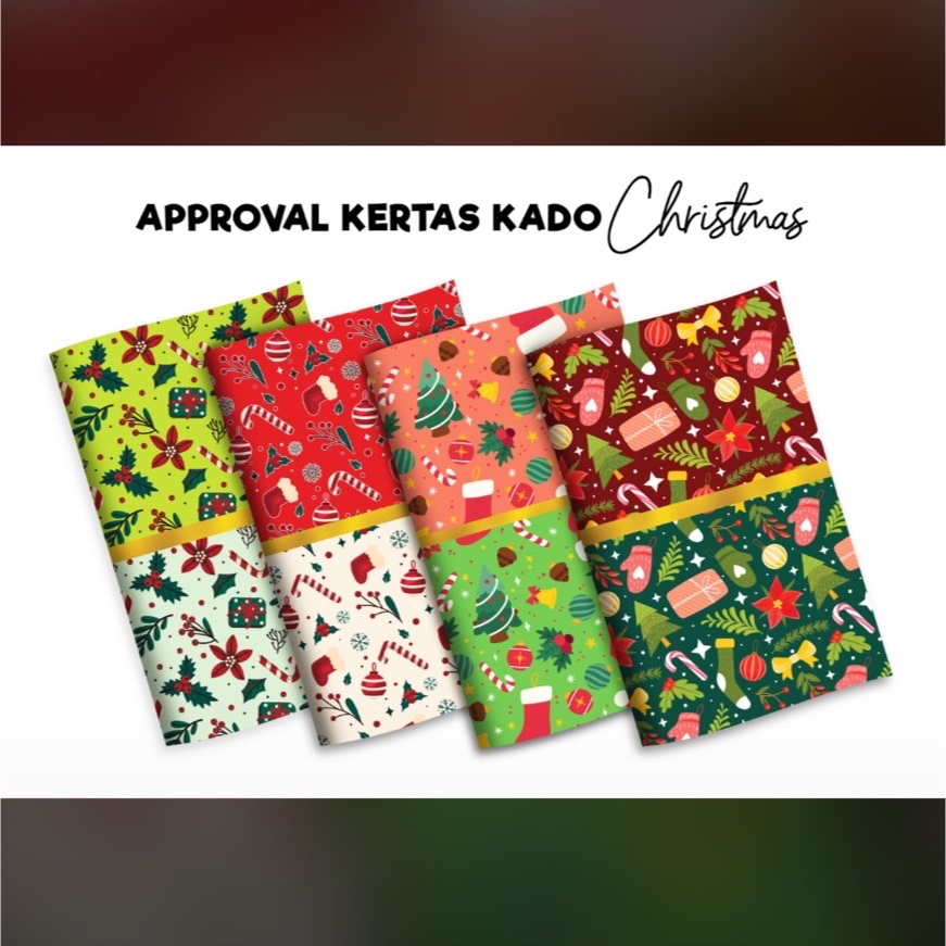 

kertas kado natal kertas kado christmas edition bungkus kado natal santa