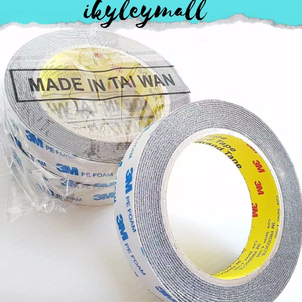 

PROMO TERBAIK|DOUBLE TAPE 3M|Double Tape 3M PE Foam Perekat Solasi DoubleTape BB Busa 20 mm X 4.5 M 20mm X 4.5M