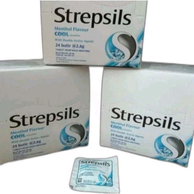 

Strepsils Cool Menthol Isi 12, Strepsils Honey & Lemon Isi 12, Strepsils Cool Menthol Isi 24, Strepsils Honey & Lemon Isi 24