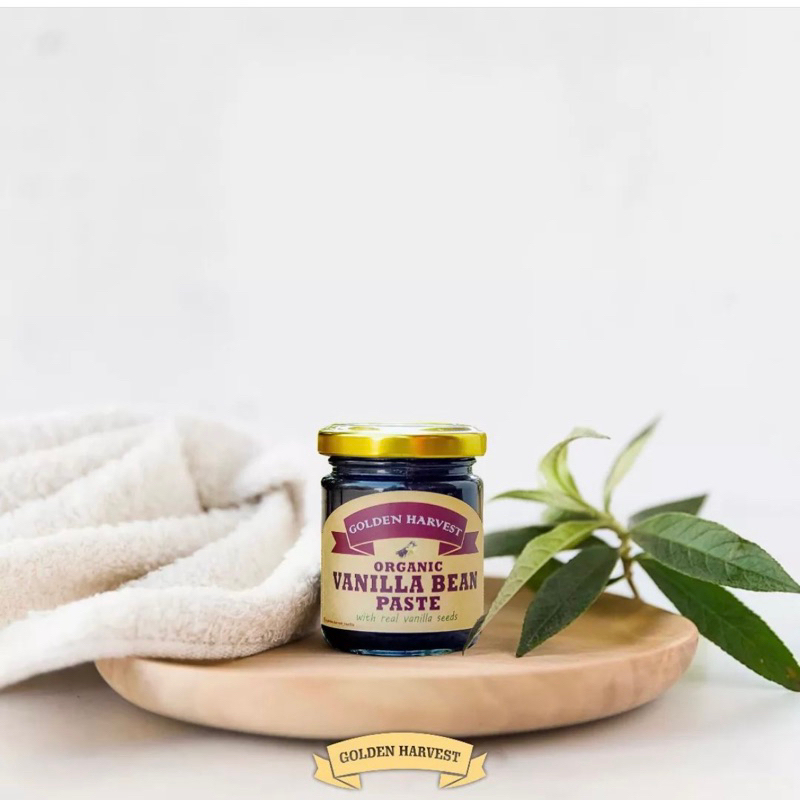 

Golden Harvest Organic Vanilla Bean Paste 100ml Perisa Vanila Halal