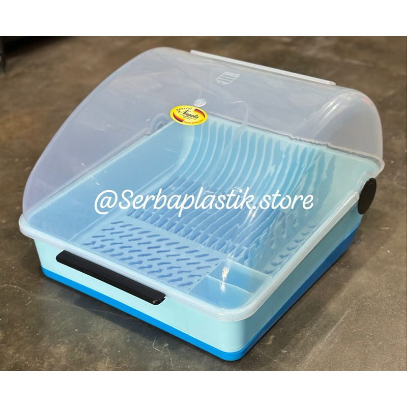 Rak piring tutup / rak piring susun meja alas talam air warna plastik / rak piring nagata warna cant
