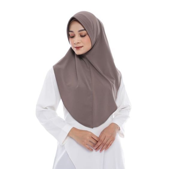 Basic Bergo Hijab Sporty Tanggung || Jilbab Anak Comel