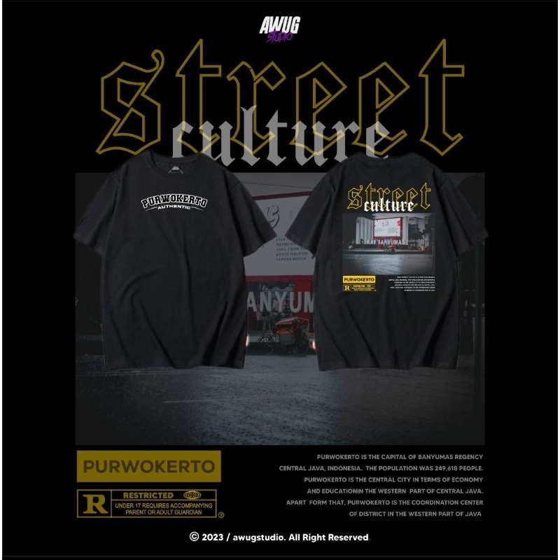 kaos PURWOKERTO STREET CULTURE