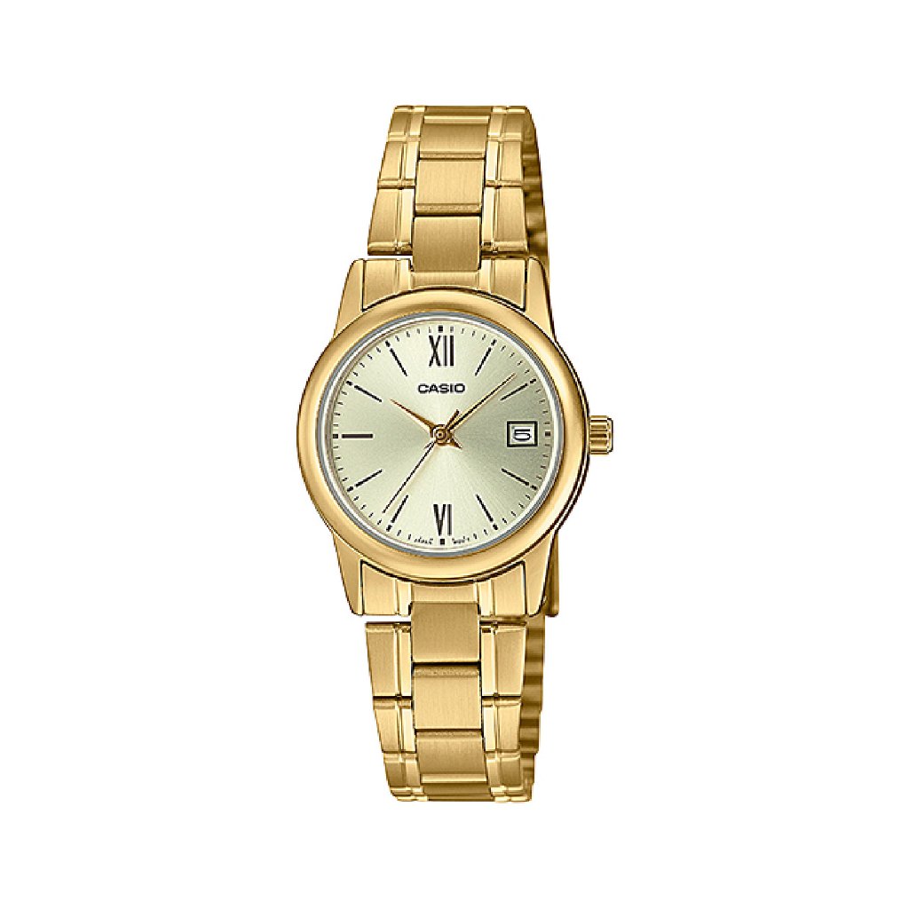 Casio Jam Tangan Analog Wanita Original LTP-V002G-9B3UDF