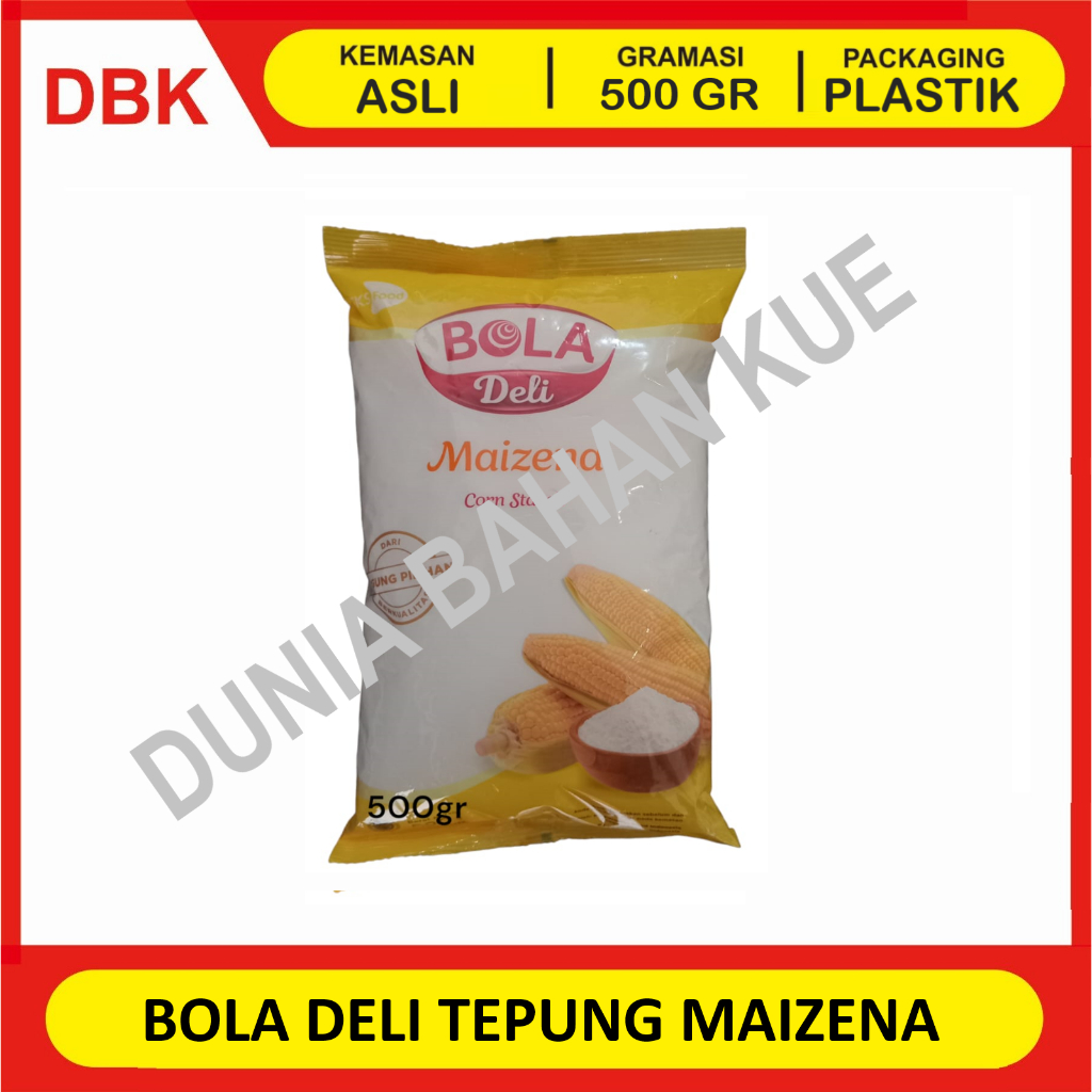 

(KEMASAN ASLI) BOLA DELI MAIZENA 500 GR / CORN STARCH TEPUNG JAGUNG