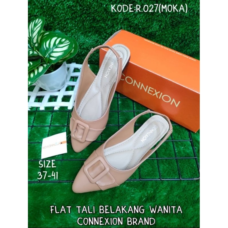 flatshoes tali belakang wanita
