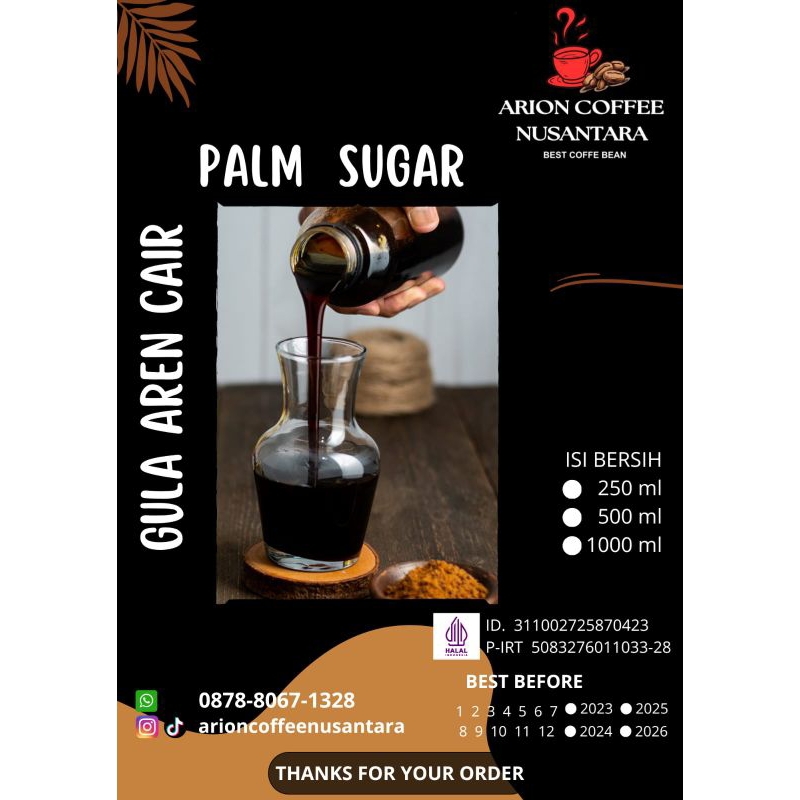 

GULA AREN CAIR LEBAK BANTEN / PALM SUGAR