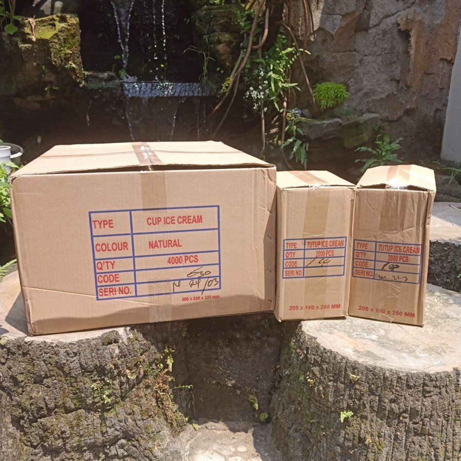 Cup jelly / cup puding plastik uk 65 ml , 90 ml , 100 ml PER KARTON