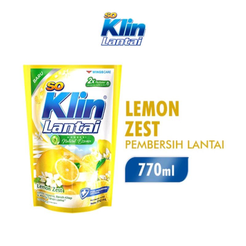 SO KLIN LANTAI LEMON (KUNING) 770 ML