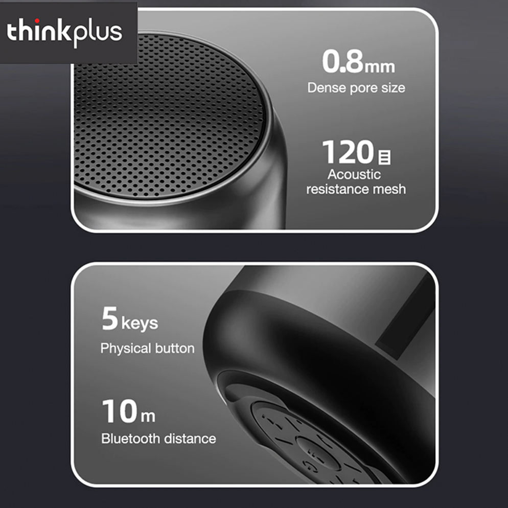[ART.  Q02M] Thinkplus K3 Portable Speaker Stereo Mini HiFi Wireless Speaker