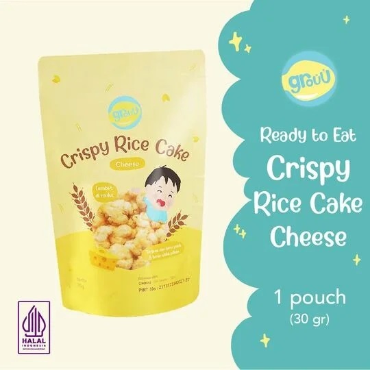 

GROUU CRISPY RICE CAKE CHEESE 30GR