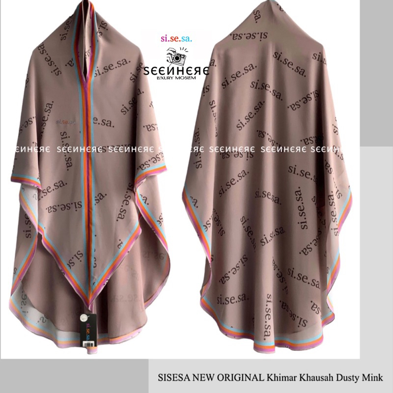 [𝐒𝐄𝐄𝐍𝐇𝐄𝐑𝐄] SISESA NEW ORIGINAL Khimar Khausah Dusty Mink