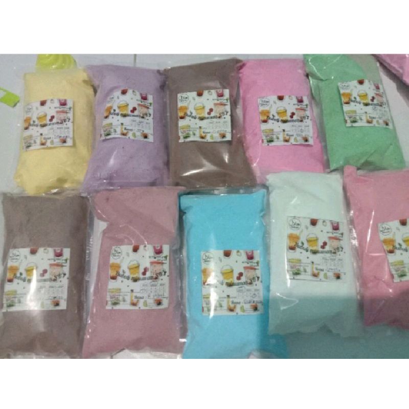 powder minuman Boba/teh kemasan 500grm