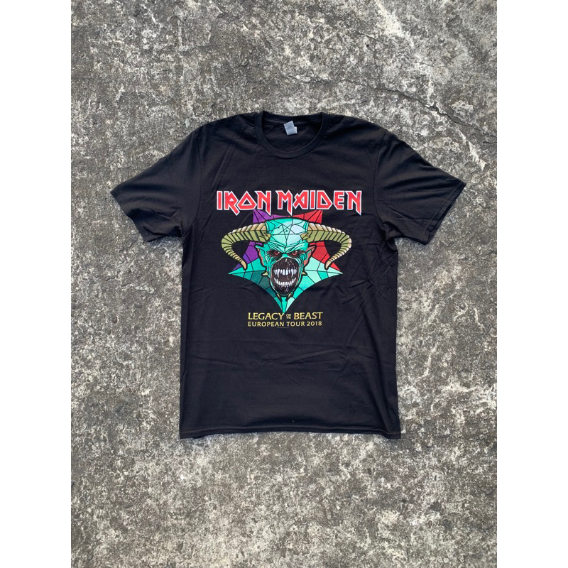 KAOS BAND OFFICIAL IRON MAIDEN - LEGACY OF THE BEAST TOUR 18' BACKPRINT (ORIGINAL MERCHANDISE)