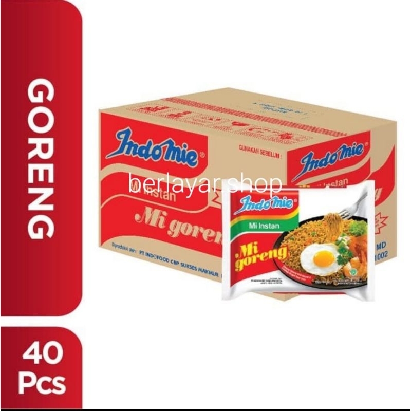 

Indomie Goreng (1karton isi 40bks)