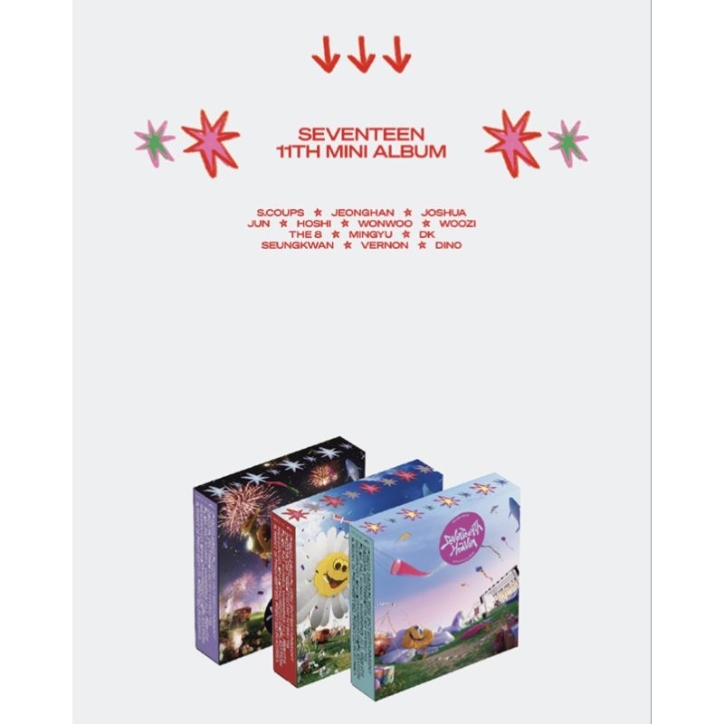 [PO] 11th Mini Album Seventeen Heaven Sealed x Sellkor