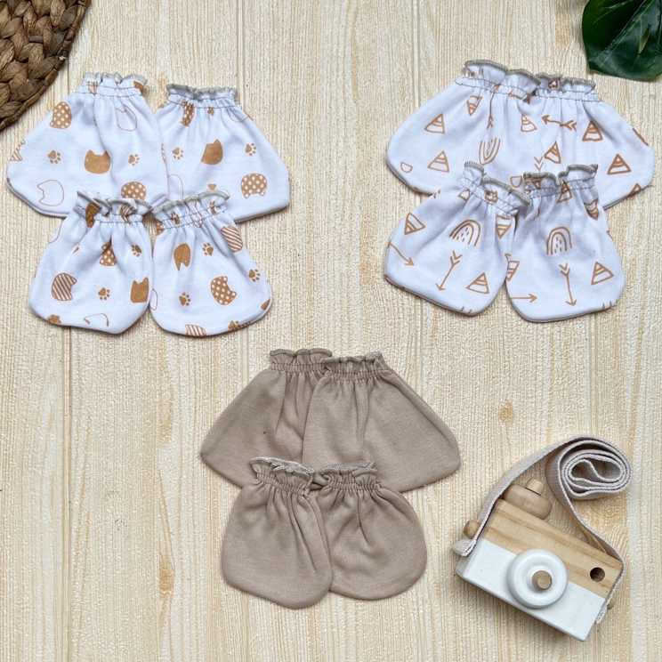 Sale Serian Coklat Susu NEW DADIDU- 3 Set Sarung Tangan dan Kaos Kaki Bayi Coklat Susu coksu NEW Ser
