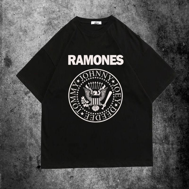 kaos tshirt band luar punk ramones exploited