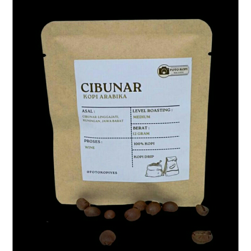 

FOTOKOPI Drip Coffee Arabika Wine CIBUNAR 12g
