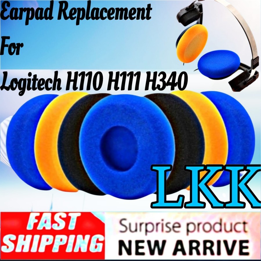 Bantalan Earcup Earpad Busa Headset Logitech H110 H111 H340 H 110 111 340