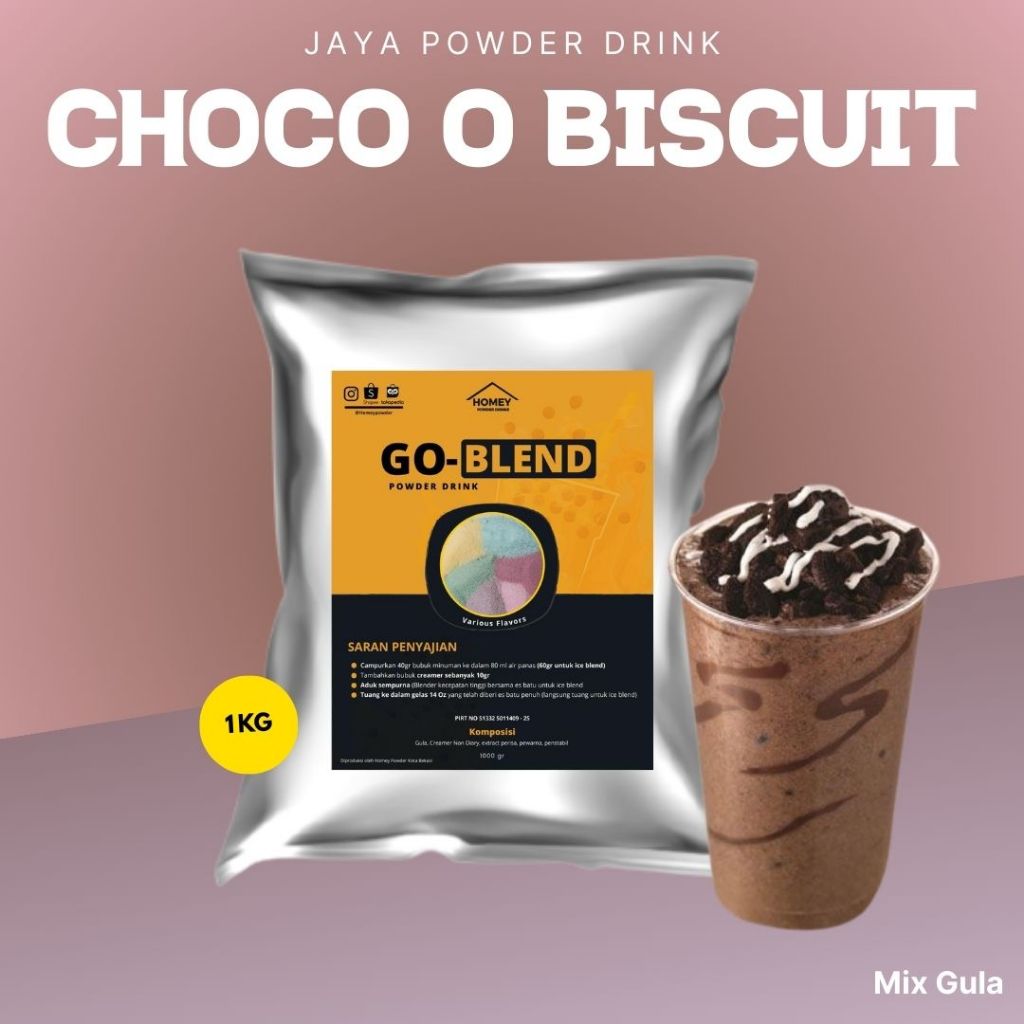 

Bubuk Minuman Rasa CHOCO O BISCUIT 1Kg - Bubuk Rasa CHOCO O BISCUIT - Es Boba