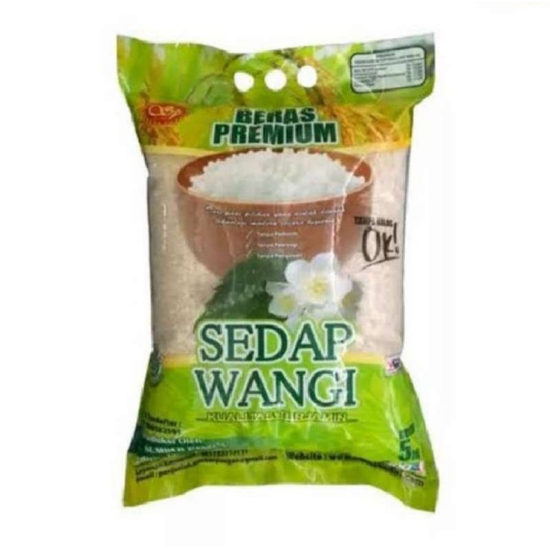 

Beras Premium Sedap Wangi 5 Kg