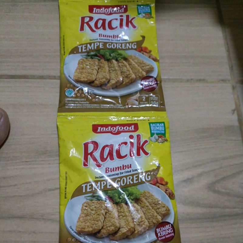 

racik tempe goreng