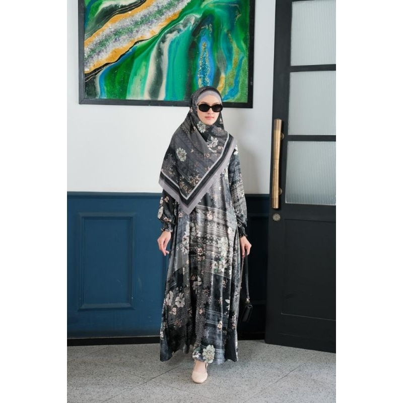 GAMIS WANITA YASMIN SET HIJAB