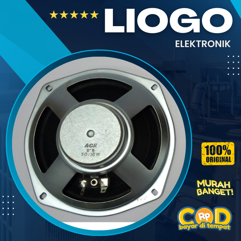 Speaker ACR 6 Inch ACR 6" B 6"B 30 Watt Speaker Ceiling ACR Fullrange 6 Inch 6B