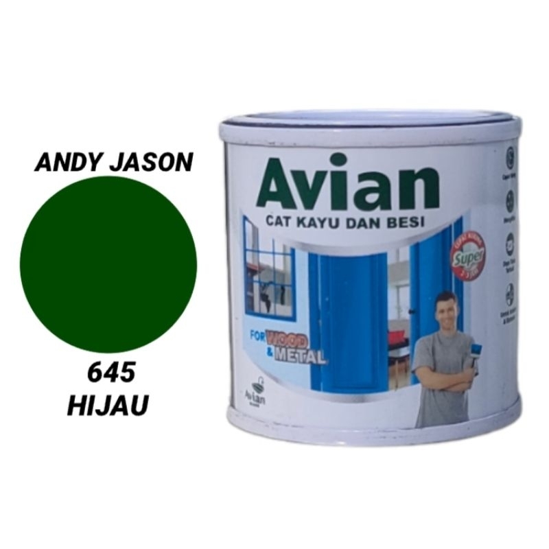 

CAT MINYAK AVIAN / CAT KAYU & BESI / NO 645 HIJAU KEMASAN 100CC