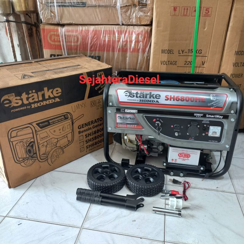 Genset HONDA STARKE 6800HE(stater) Generator HONDA