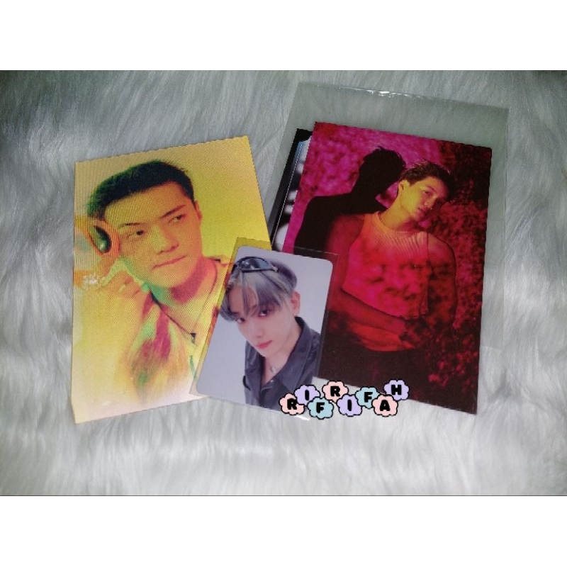 EXO Exist X ver. Photocard Baekhyun || Postcard Kai || Lenticular Card Sehun