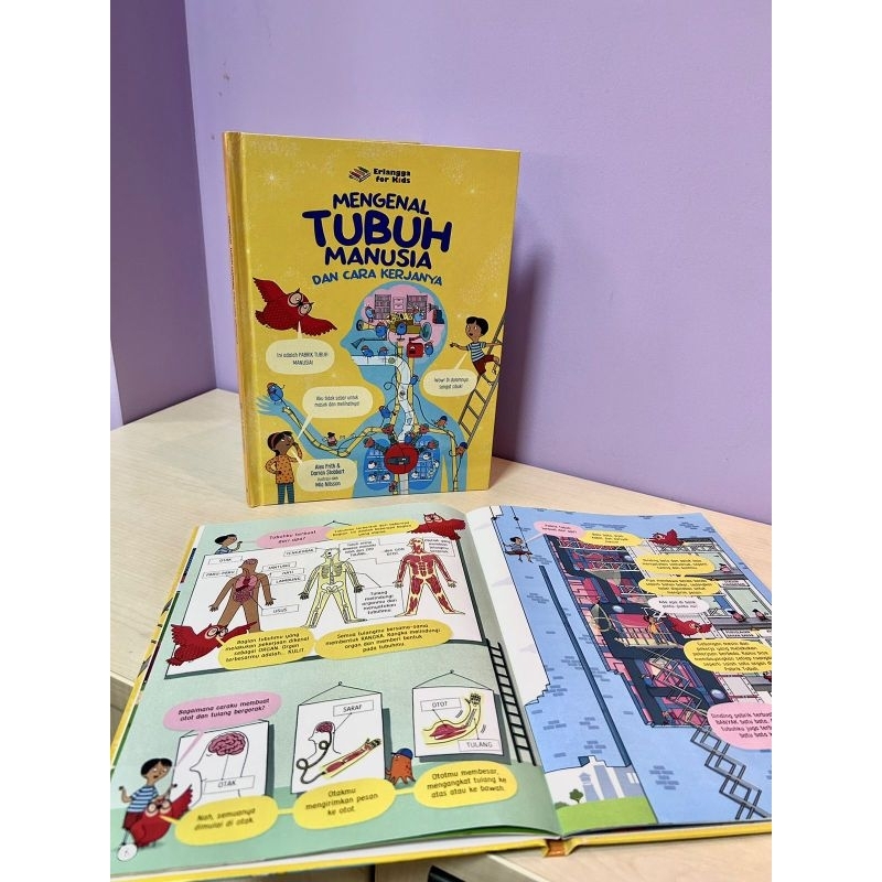 Buku Pengenalan anak tentang tubuh manusia dan cara kerjanya
