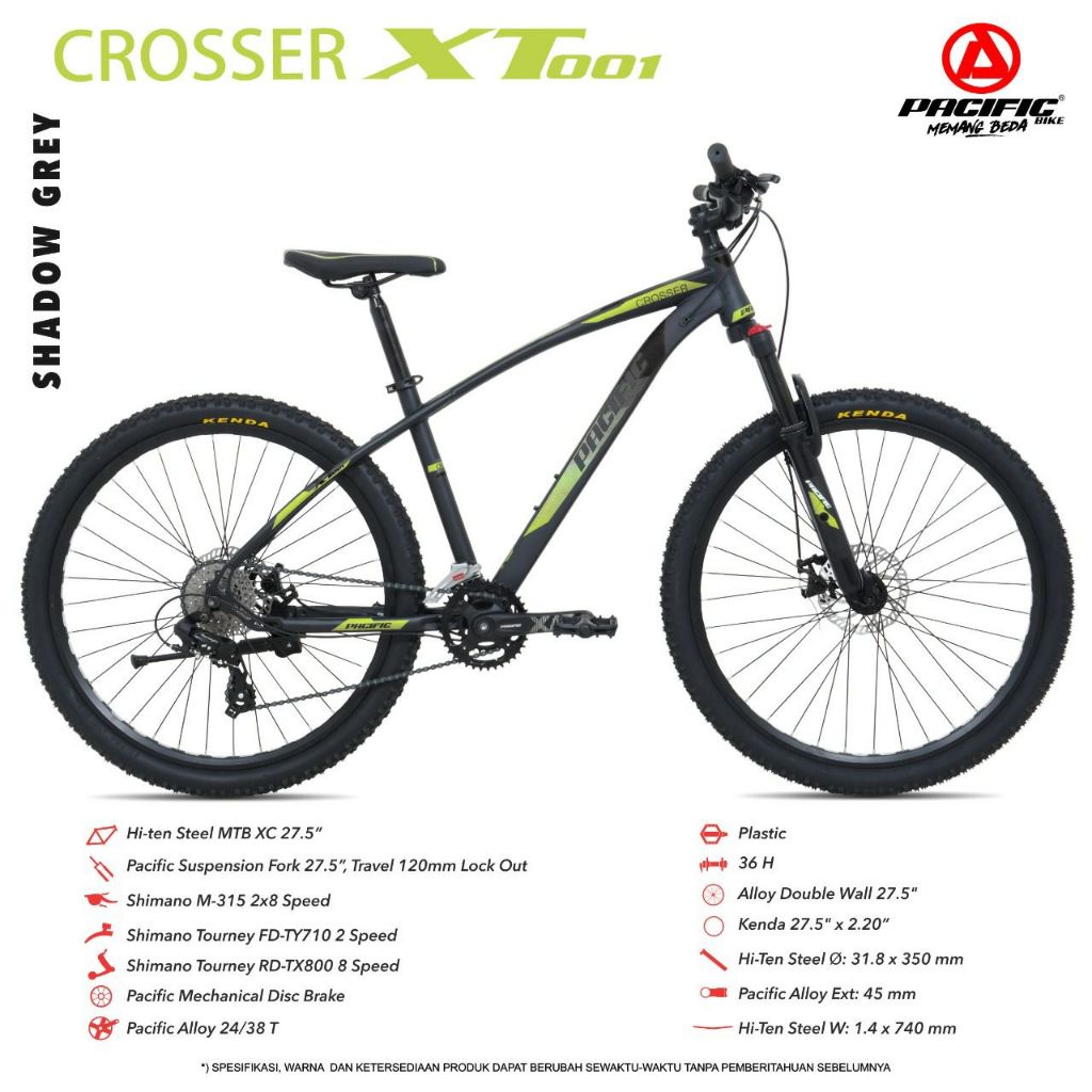 Pacific MTB Crosser XT 001 (2X8 MD)