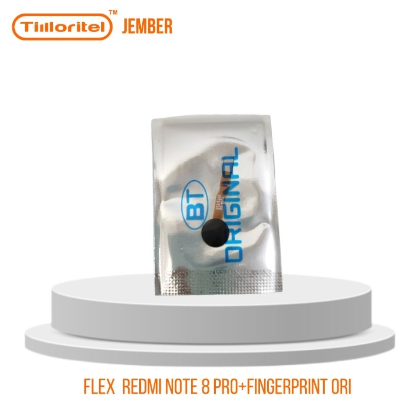 FLEXIBEL REDMI NOTE 8 PRO+FINGERPRINT ORI BLACK