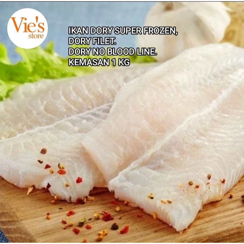 

IKAN DORY SUPER NO BLOOD LINE FILET SUPER. KEMASAN 1 KG