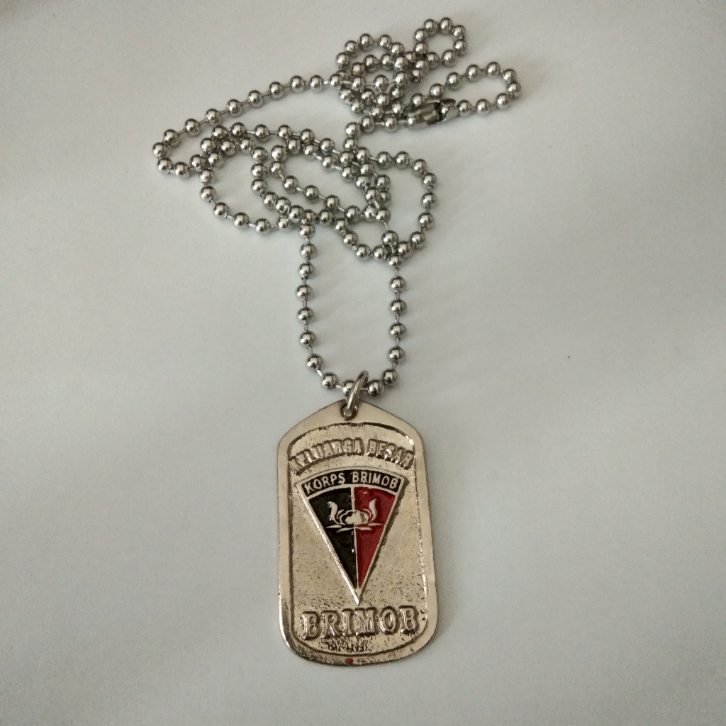 Kalung Dog tag Brimob Cor