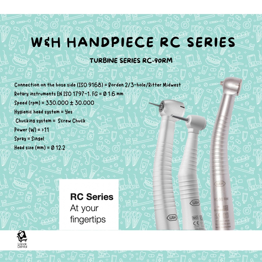 Turbine Handpiece W&H Series RC-90RM