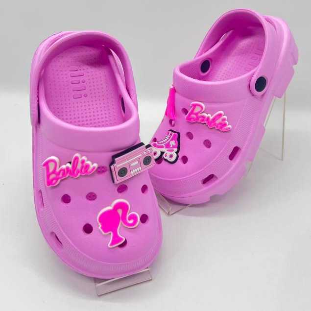 	 Golfer 805 Sandal Anak Perempuan Sandal Baim Anak Cewek Karakter Barbie Merek Golfer Dili Ukuran 24-35	