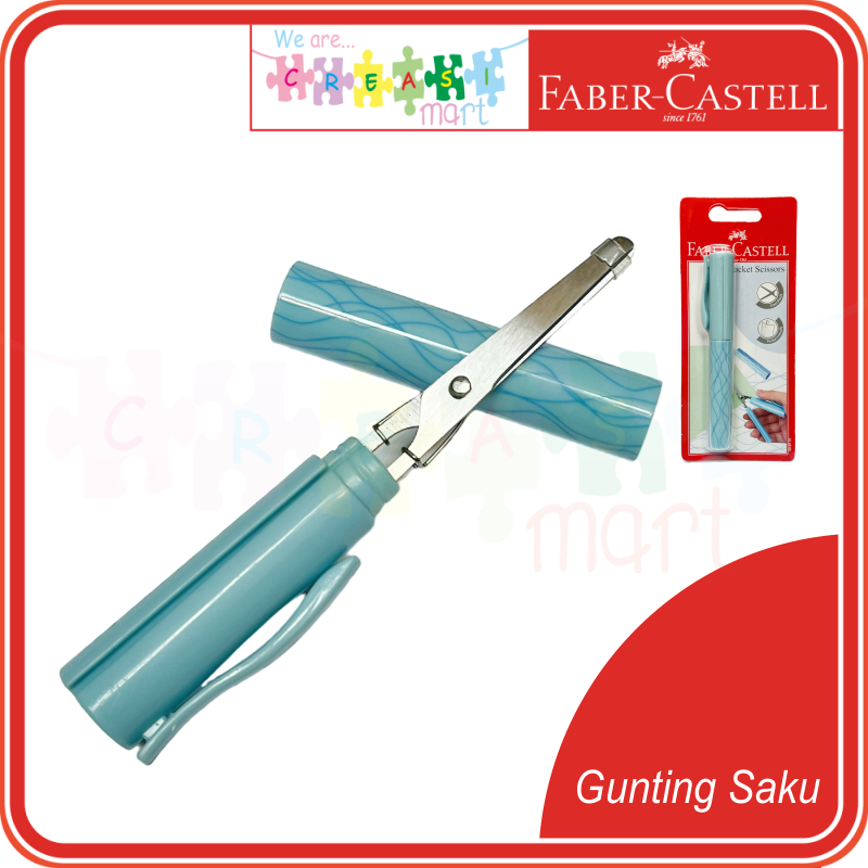 

Faber Castell Gunting Saku / Lipat Pocket Scissors 100% Original