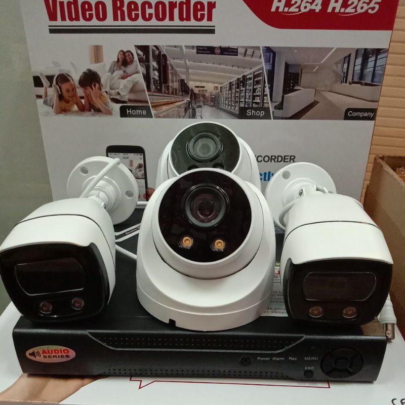 PAKET CCTV COLORVU 8 CHANNEL 4 CCTV COLORVU TURBO HD 6MP SONY EXMOR