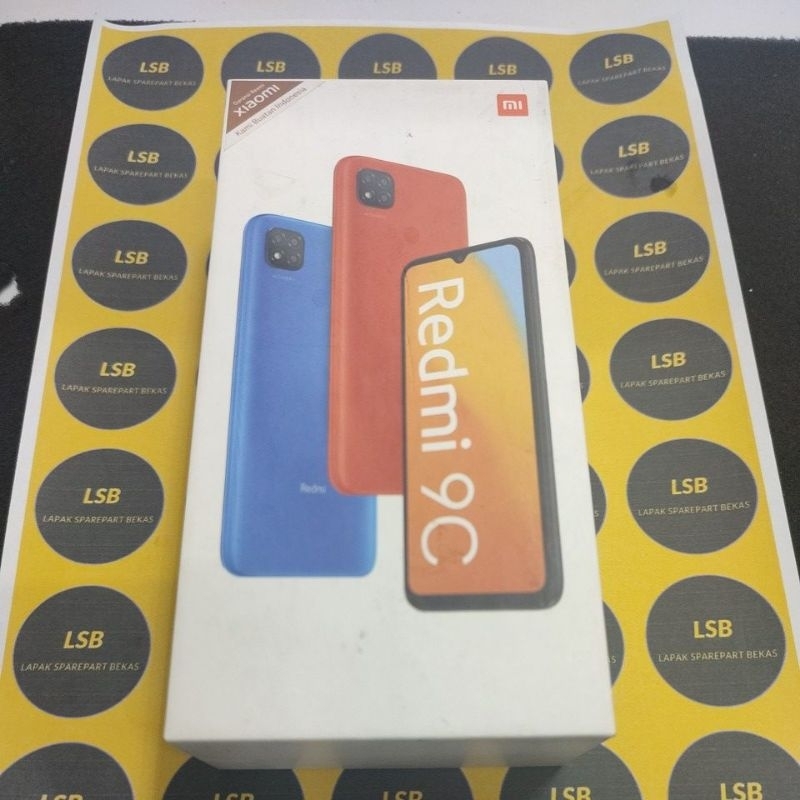 DUS BOX HANDPHONE XIAOMI REDMI 9C ORIGINAL BEKAS